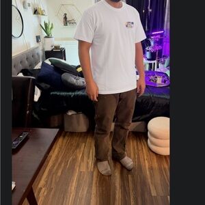 Classic White Short Sleeve Men's Tee